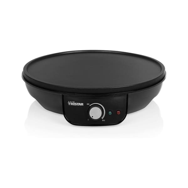 Crêpière Thermostat TRISTAR - Réglable 1000 Watts - Noir (BP-2637) Crêpière Thermostat TRISTAR - Réglable 1000 Watts - Noir (BP-2637)